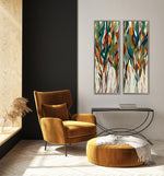 Nature in Motion II Wall Art - Multi-Colour - 48 X 16