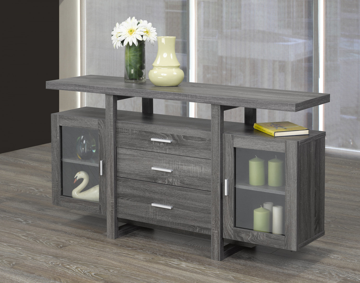Sybil Cabinet - Dark Taupe