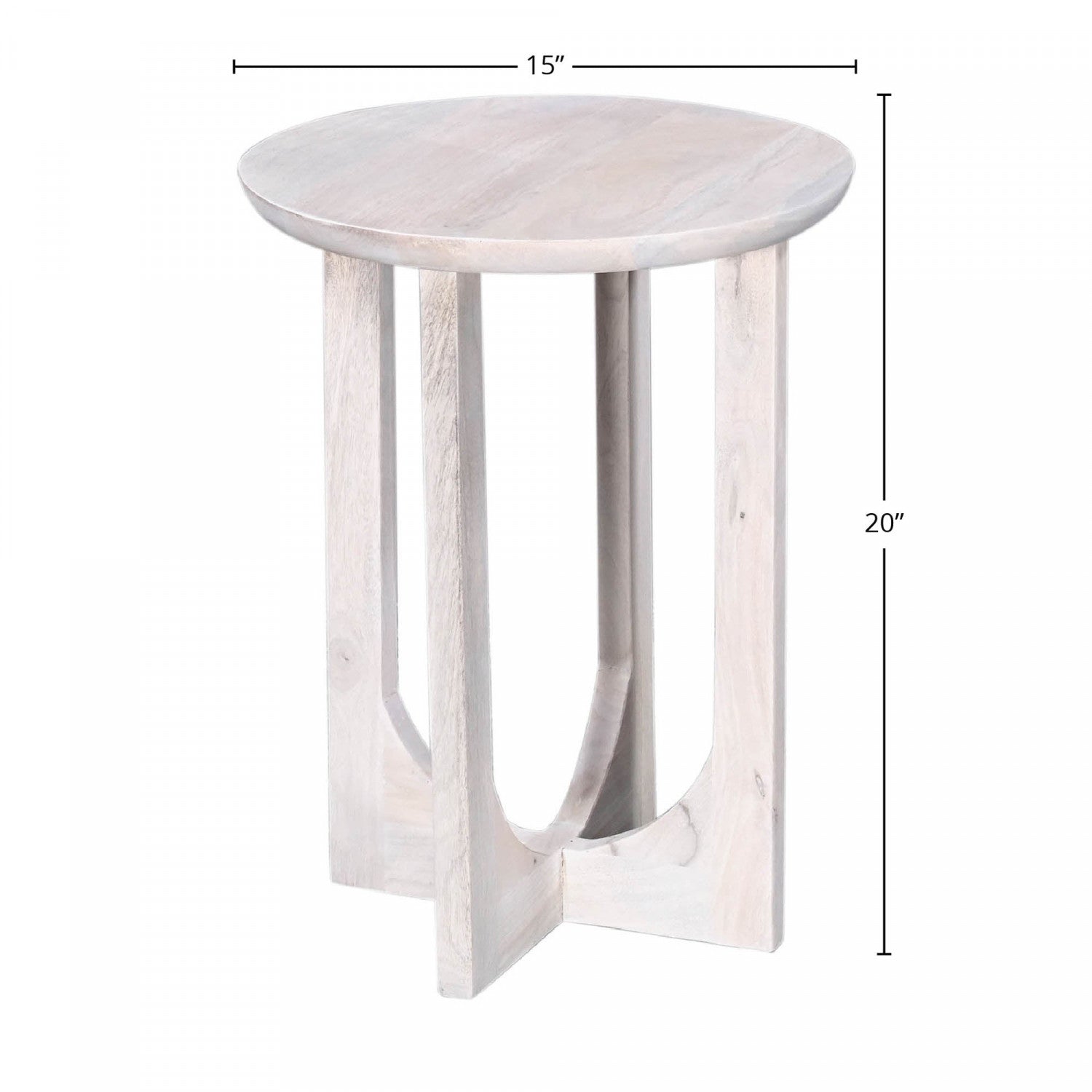 Morian Side Table - White