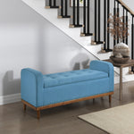 Elayne Ottoman Bench - Blue