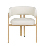 Rhett Dining Chair - Cream/Oak - Set of Two