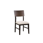 Arabella 5-Piece Round Dining Set - Black, Brown