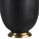 Zala Table Lamp - Matte Black/Dark Antique