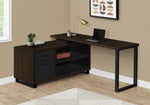 Runo Desk - Espresso Brown