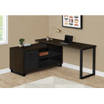 Runo Desk - Espresso Brown