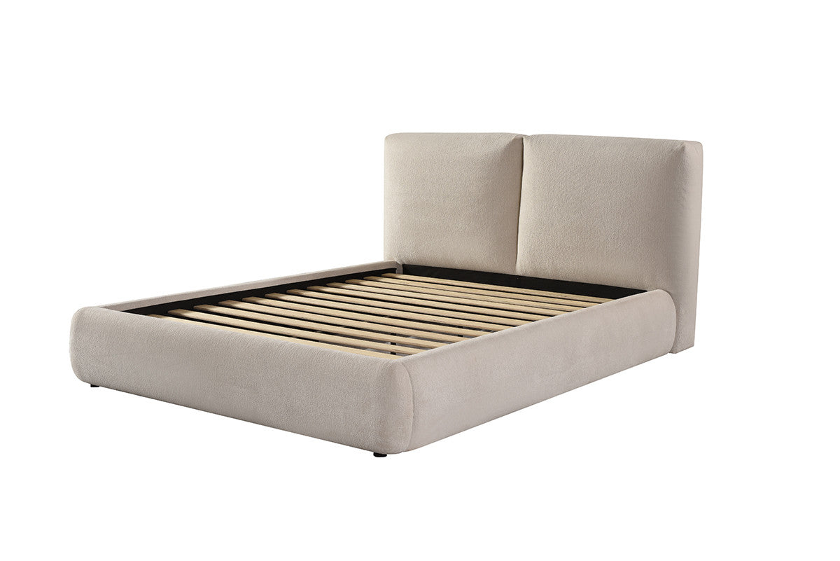 Soleil King Bed - Beige