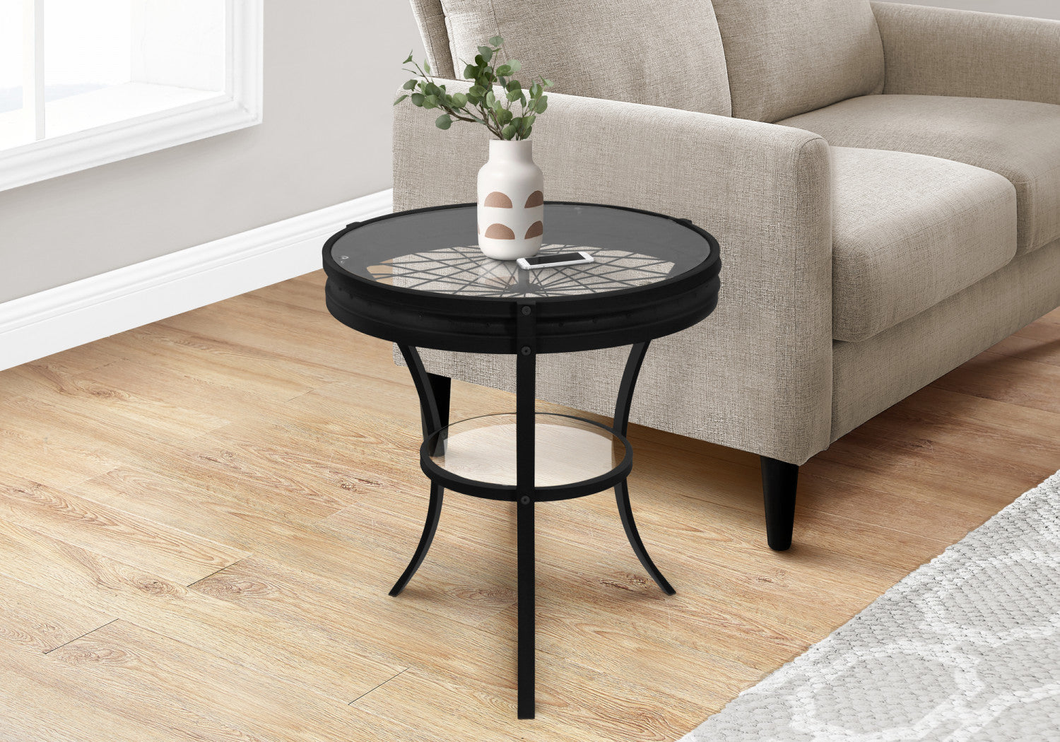 Rune Side Table - Black