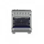 Forno Capriasca 30" Stainless Steel Freestanding Gas Range (4.32 Cu. Ft.) - FFSGS6260-30