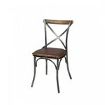 Dovren Leather Cushion Seat - Vintage Brown