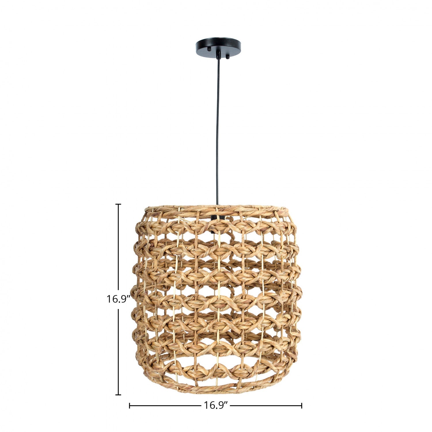 Aubriche Round Chandelier - Natural