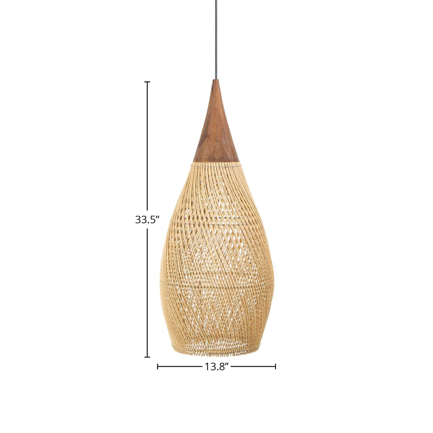 Bayan Horn Pendant Large - Natural