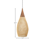 Bayan Horn Pendant Large - Natural