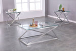 Seeley 3-Piece Coffee Table Set - Silver