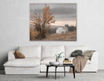 Autumn Edge Wall Art - Grey/Beige - 40 X 50