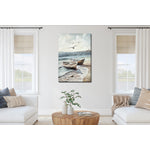 Anchored Wall Art - Blue/White - 30 X 45