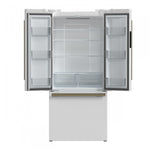 Forno Gallipoli 31" 17.5 Cu.Ft. White French Door Refrigerator with Ice Maker - FFFFD1974-31WHT