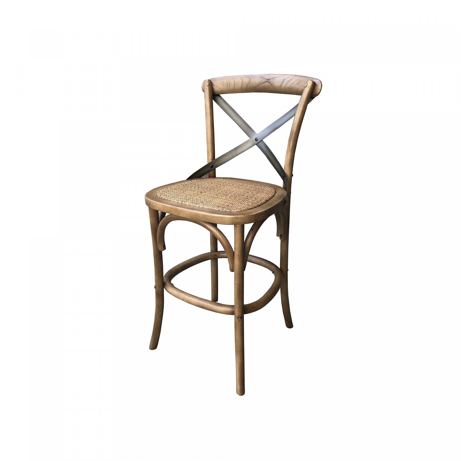 Bladsgade Rattan Counter Stool - Sundried