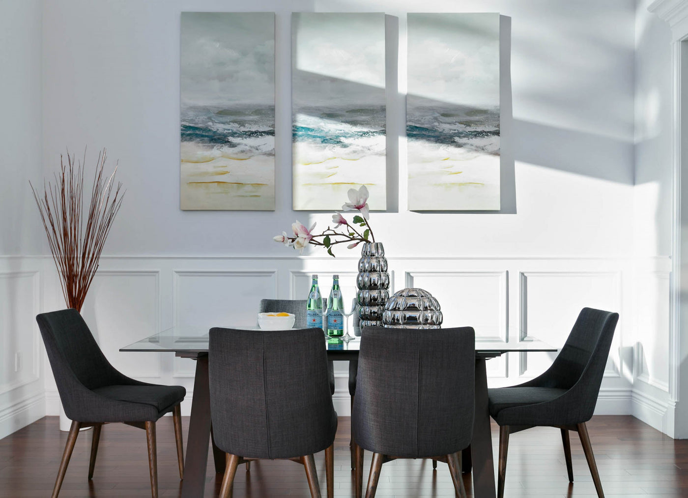 Vellaro Side Chair - Dark Grey - Set of Two