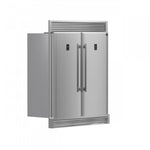 Forno Rizzuto 56" Stainless Steel 2-piece Convertible Refrigerator/Freezer (27.6 Cu. Ft.) - FFFFD1933-60S