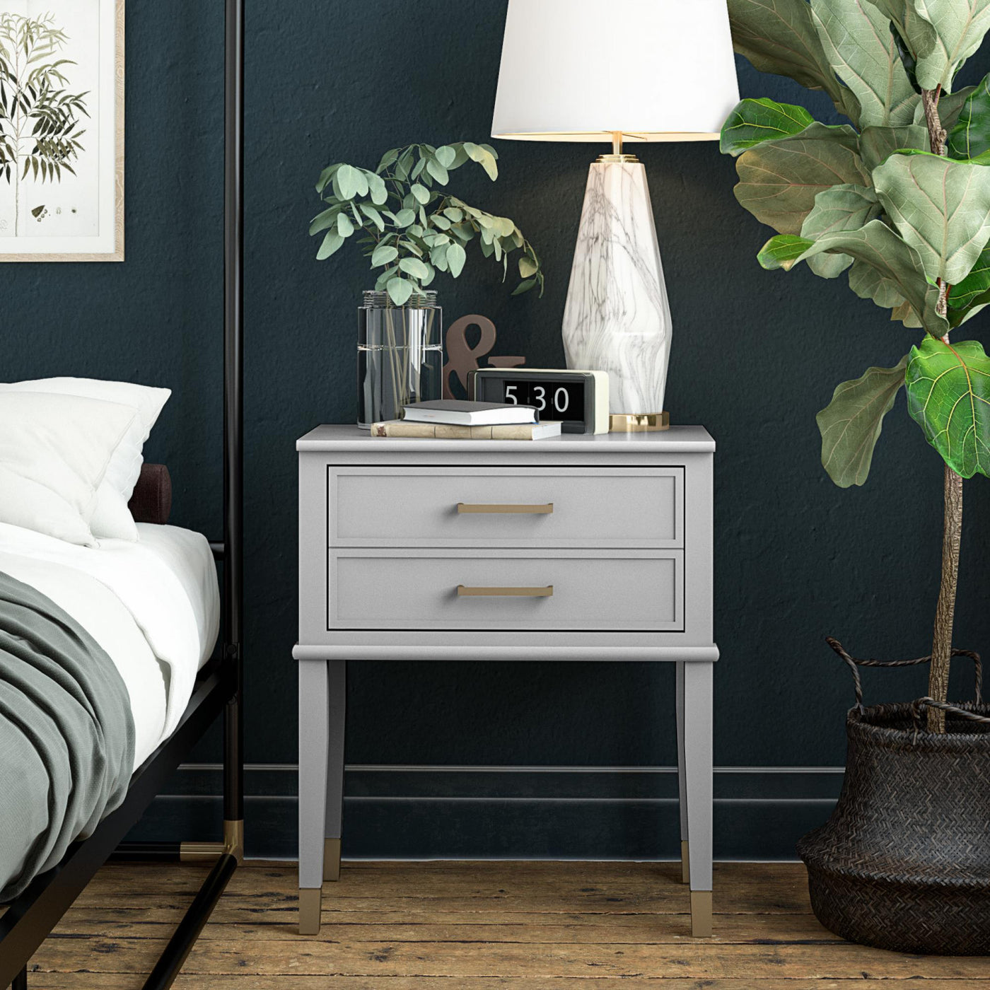 Westerleigh End Table - Dove Grey