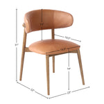 Veyda Dining Chair - Hazelnut