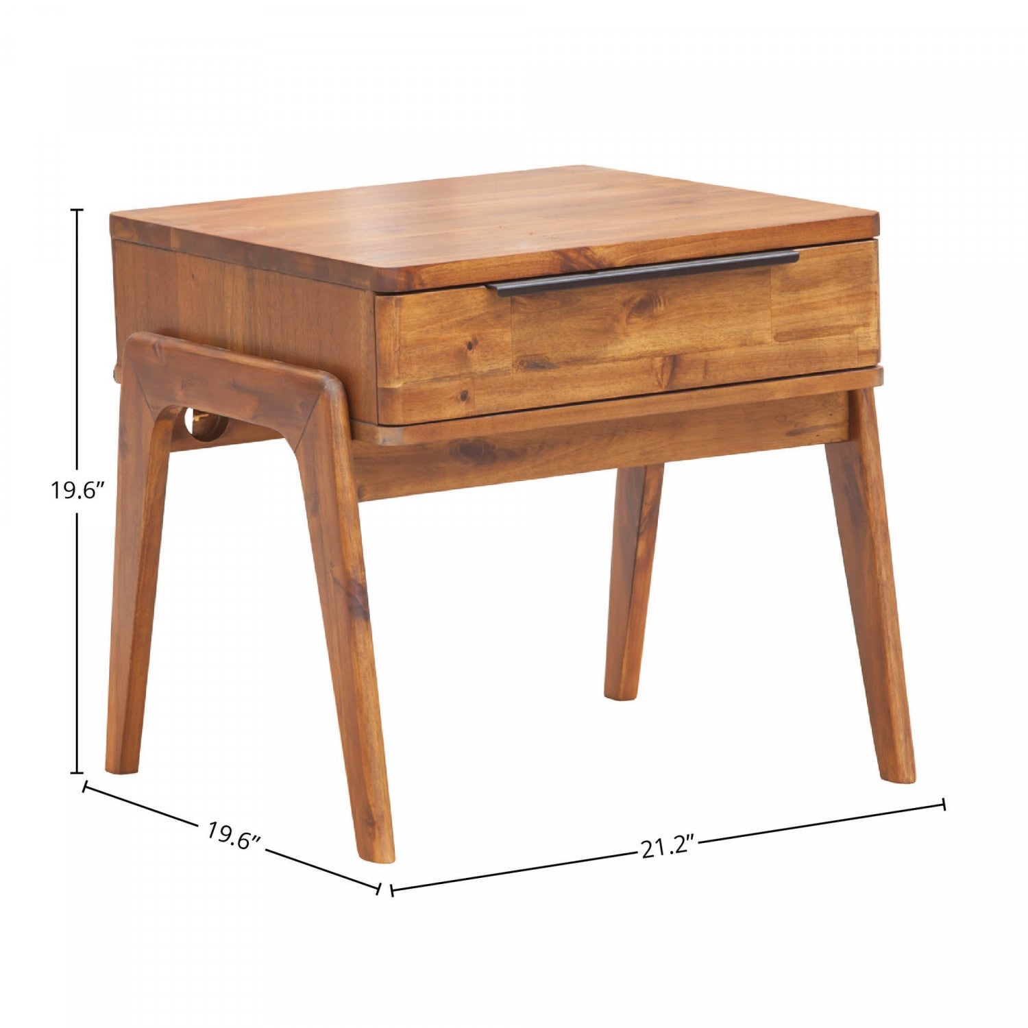 Thomaa Side Table - Brown