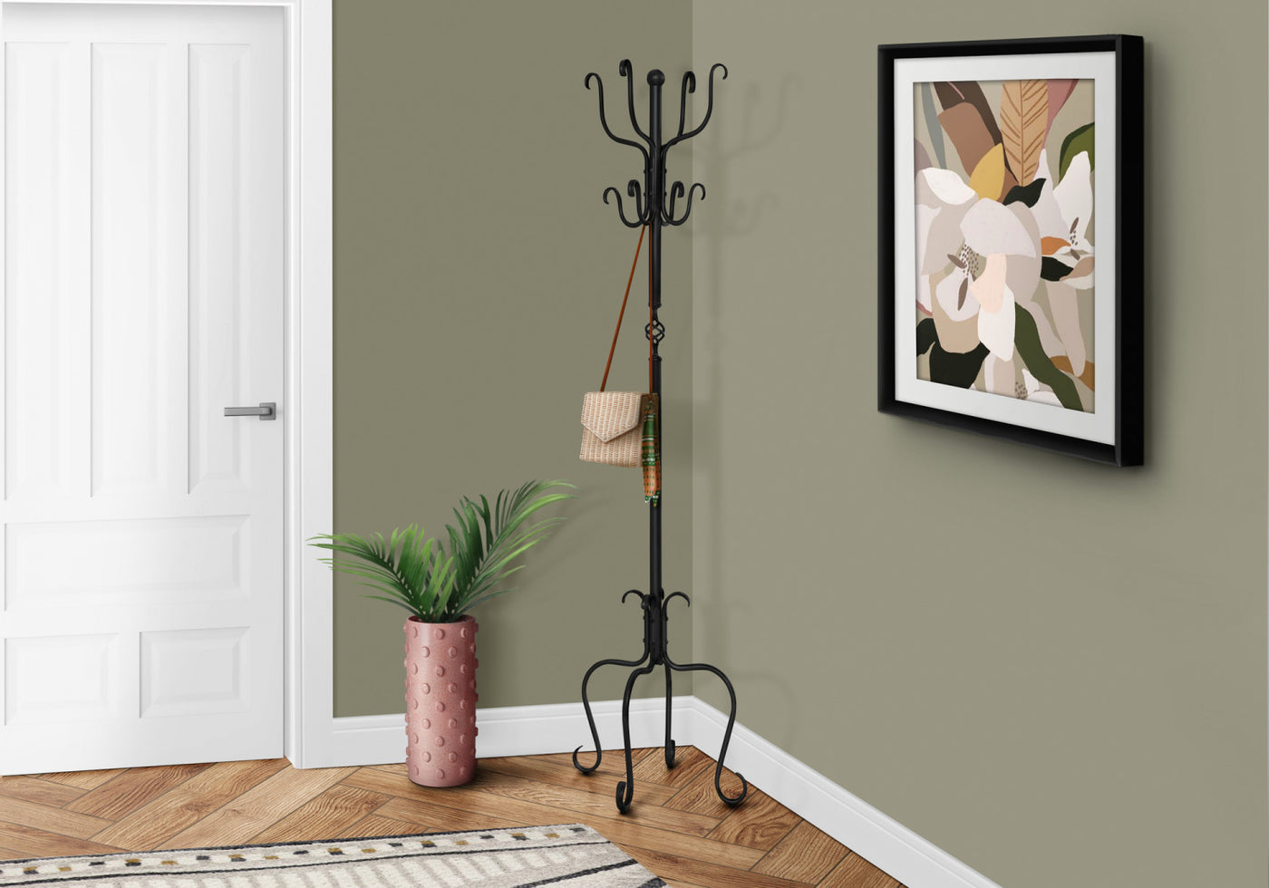 Lunel Coat Rack - Black