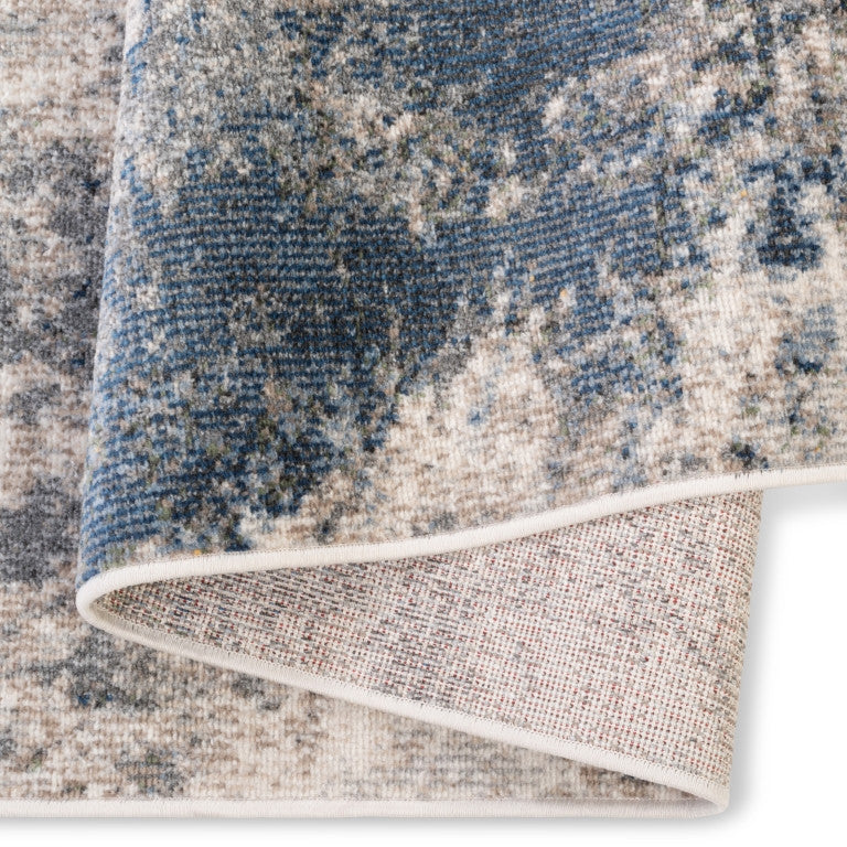 Salsa Contemporary Outdoor Rug - 3' x 5' - Grey/Blue