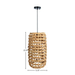 Aubriche Long Chandelier - Natural