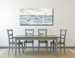 Gull's Passage Wall Art - Blue/White - 28 X 56