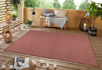 Calypso Crosshatch Outdoor Rug - 6' x 9' - Red