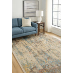 Ishani 8' X 11' Area Rug - Cream/Blue/Taupe