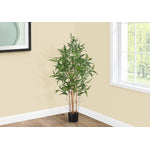50" Bamboo Tree With 5" Black Pot - Green