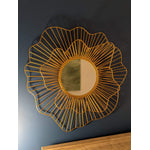 Vadra Flower Mirror - Gold