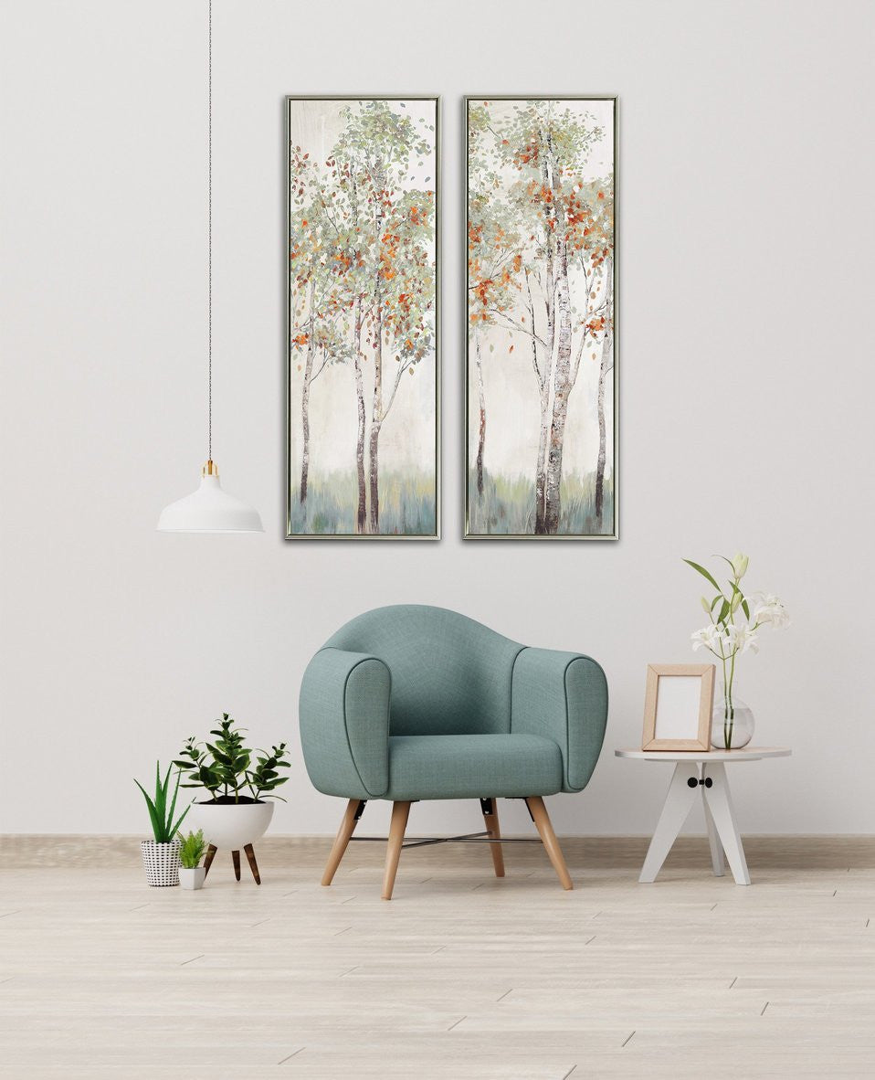 Autumn Gathering I Wall Art - Multi-Colour - 16 X 48