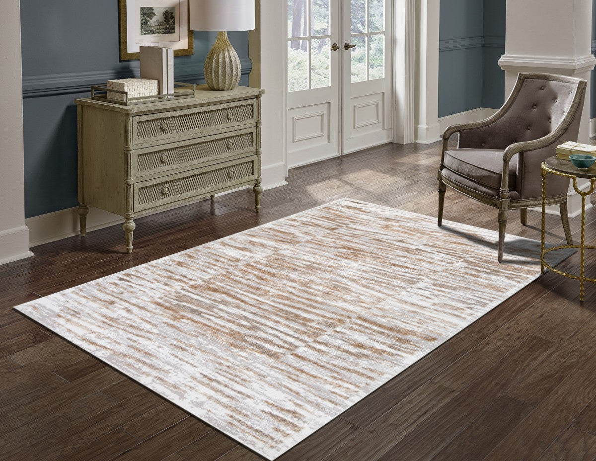 Ridgeview 8' X 11' Area Rug - Grey/Cream/Beige
