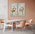 Vintage Blossoms I Wall Art - Multi-Colour - 36 X 18