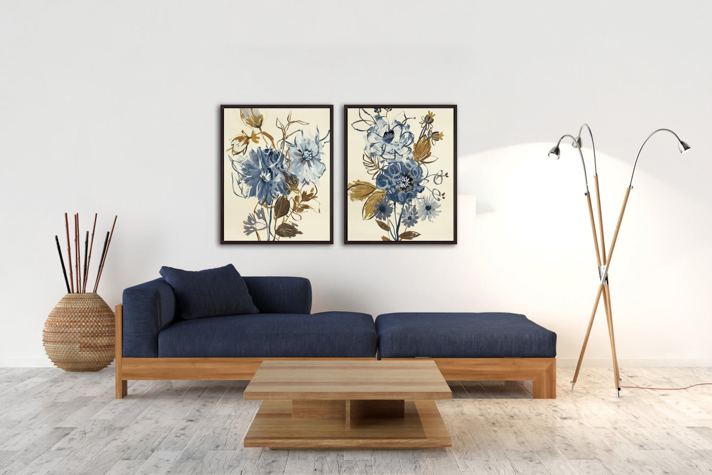 Botanical Motion I Wall Art - Multi-Colour