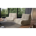 Dontae All-Foam Armless Chair - Taupe
