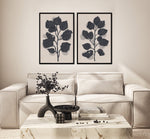Shadow Botanica II Art - Black - 36 X 24
