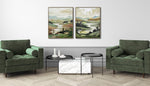 Winding Valley I Wall Art - Green - 30 X 24