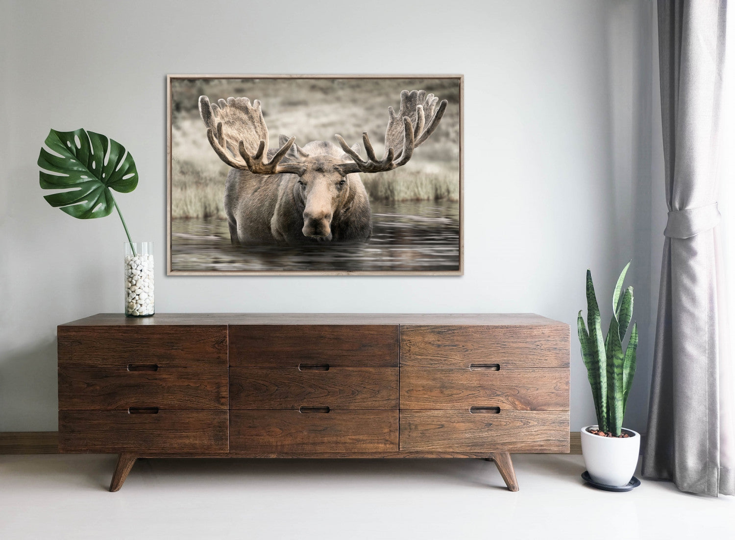 Northern Majesty Wall Art - Brown - 30 X 45