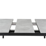 Erme Extendable Dining Table - Dark Grey