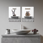 Barnyard Bubbles Wall Art - Multi-Colour - 16 X 20 - Set of Two