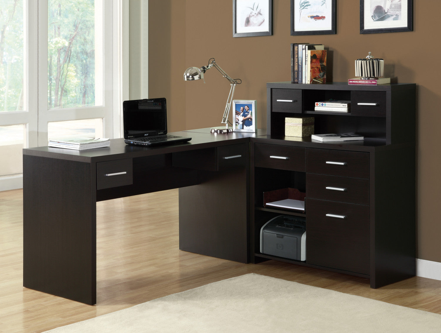 Varo Desk - Espresso Brown