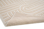 Assia Curves Outdoor Rug - 4' x 6' - Beige