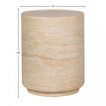 Osklin Side Table - Beige