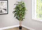 83" Bamboo Tree With 8" Black Pot - Green