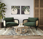 Verdant Embrace I Wall Art - Beige/Green - 24 X 24