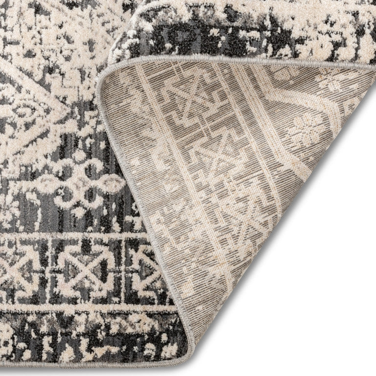 Alpena Traditional Rug - 8' x 10' - Black/Grey